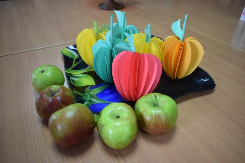 Поделки к яблочному спасу в детский сад своими
