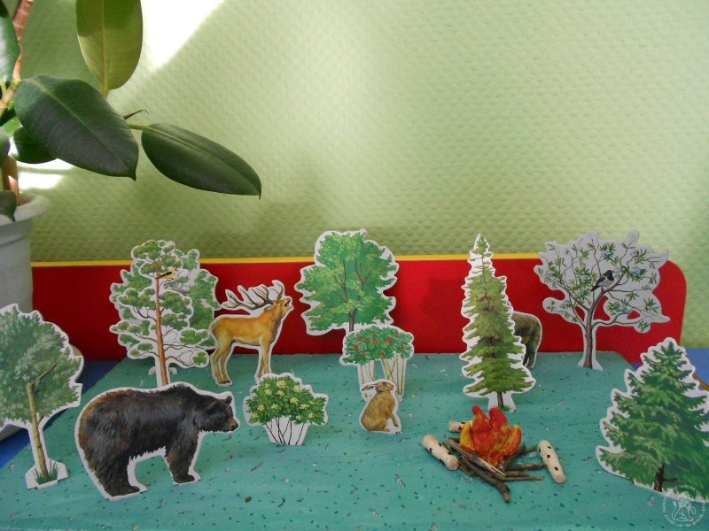 Макет леса для детского сада