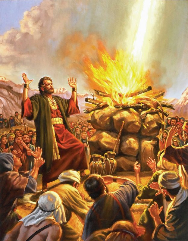 Илья пророк и жрецы Ваала
