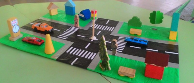 Макет улицы по ПДД для детского сада своими руками