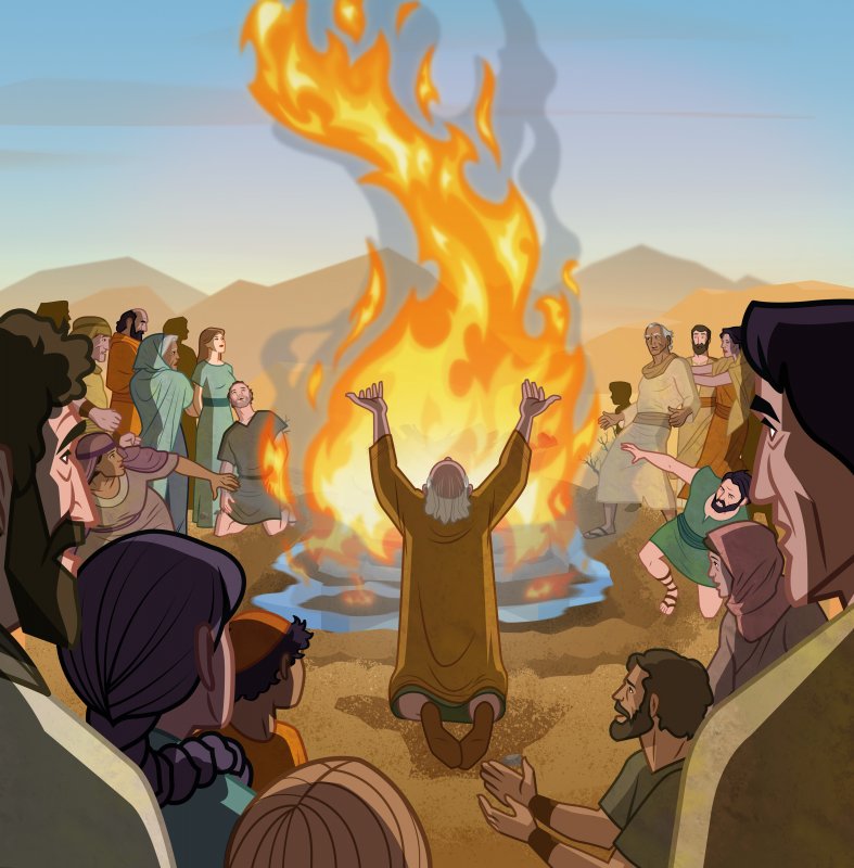 Пророк Илия и жрецы Ваала