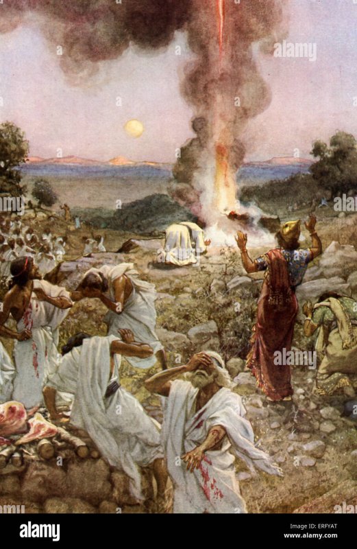 Пророк Илия на горе кормил