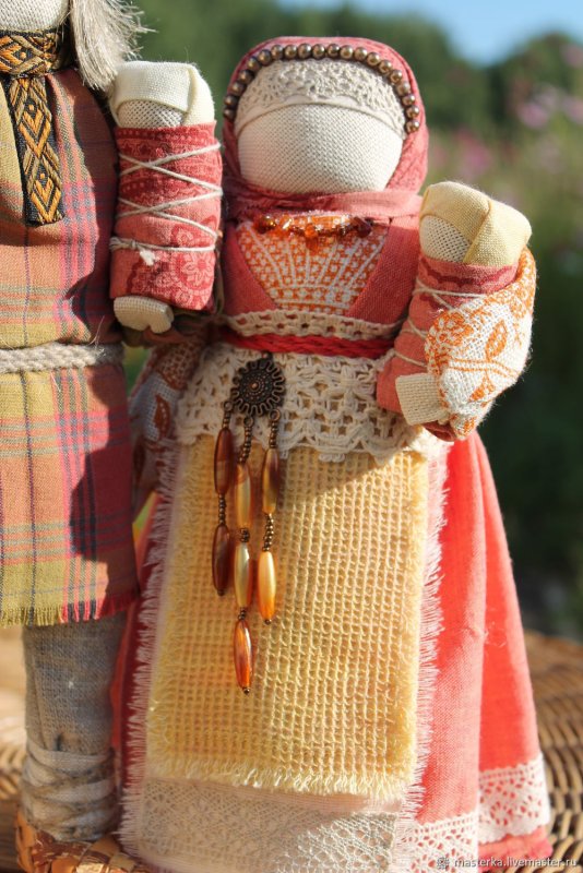 Кукла стригушка из соломы