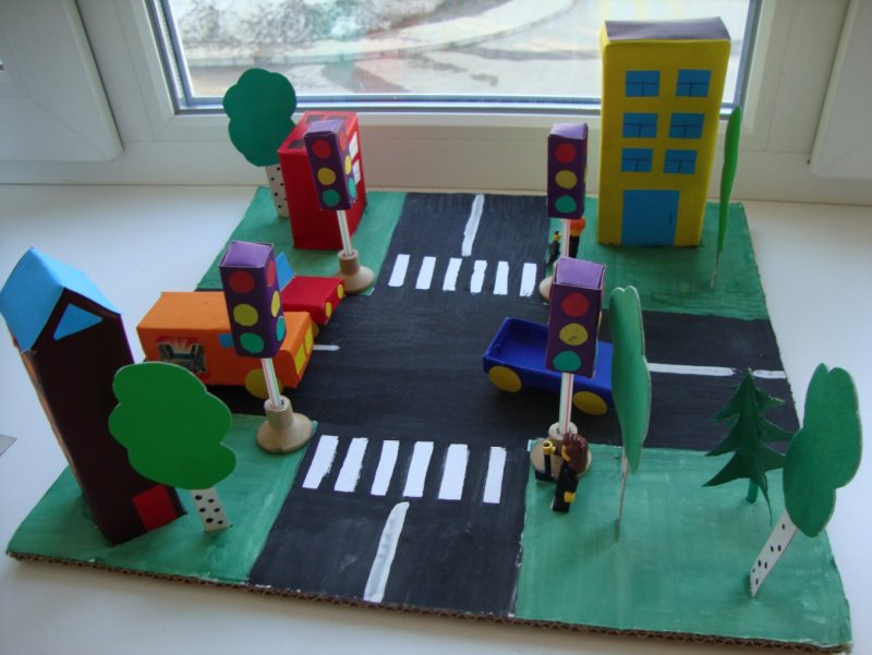 Поделки дорожного движения в детский сад