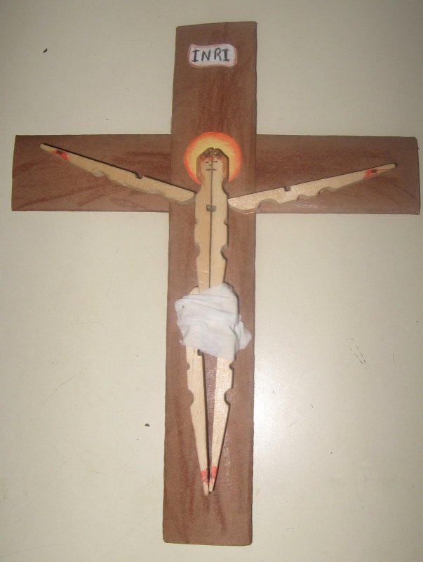 Поделка крест для воскресной школы