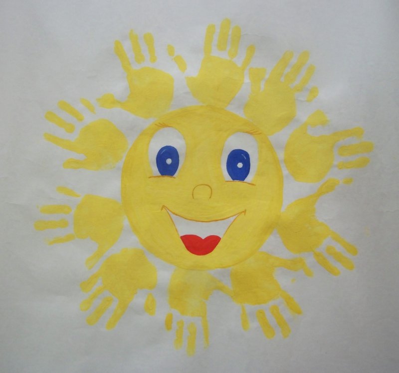 Солнышко для рисования для детей