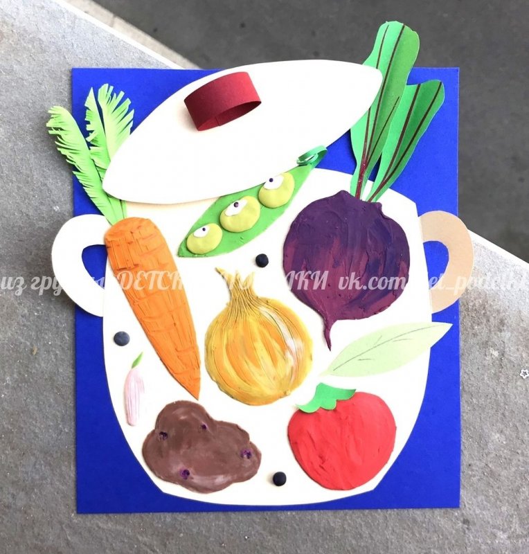 Поделка овощи для детей