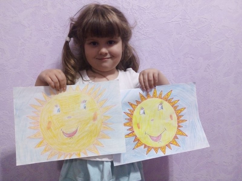 Солнечный круг рисунки детей