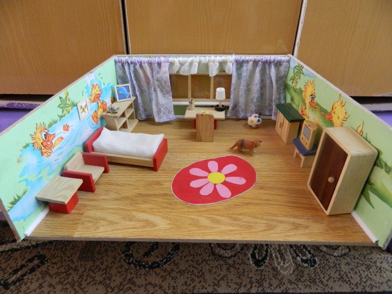 Макет комнаты для детей