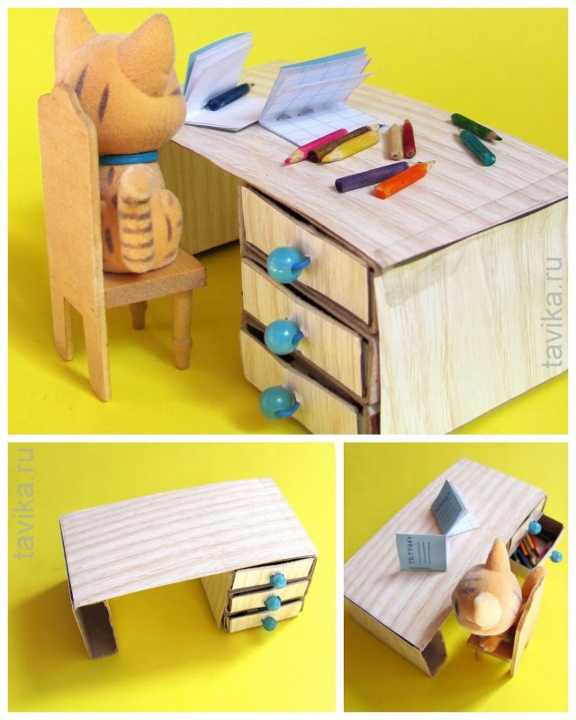 Детская мебель из спичечных Коробков