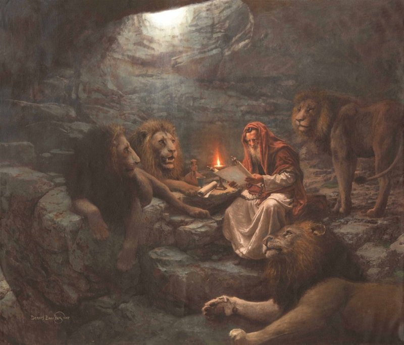 Даниил в львином рву