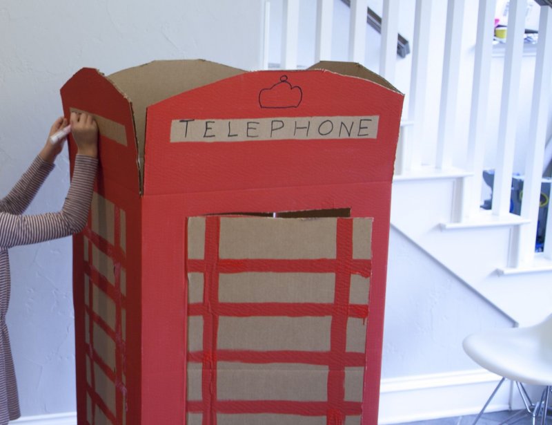 Красные Телефонные будки в Великобритании