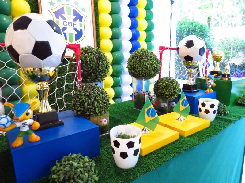 Футбольная вечеринка для детей