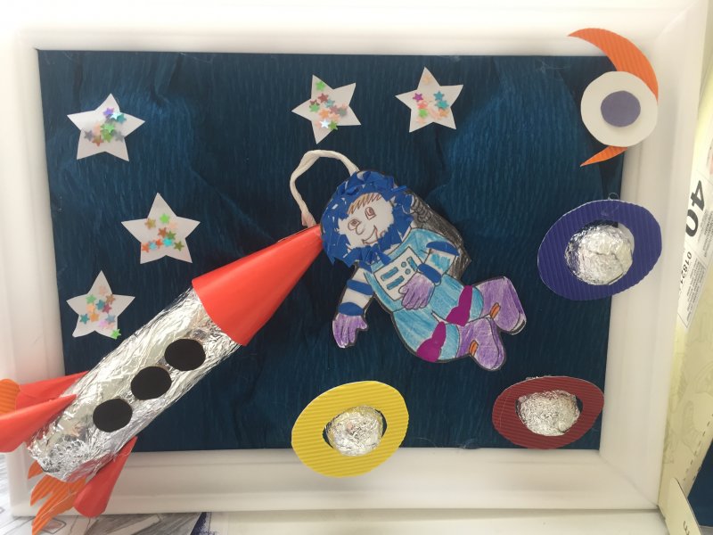 Украшение веранды в детском саду по космосу