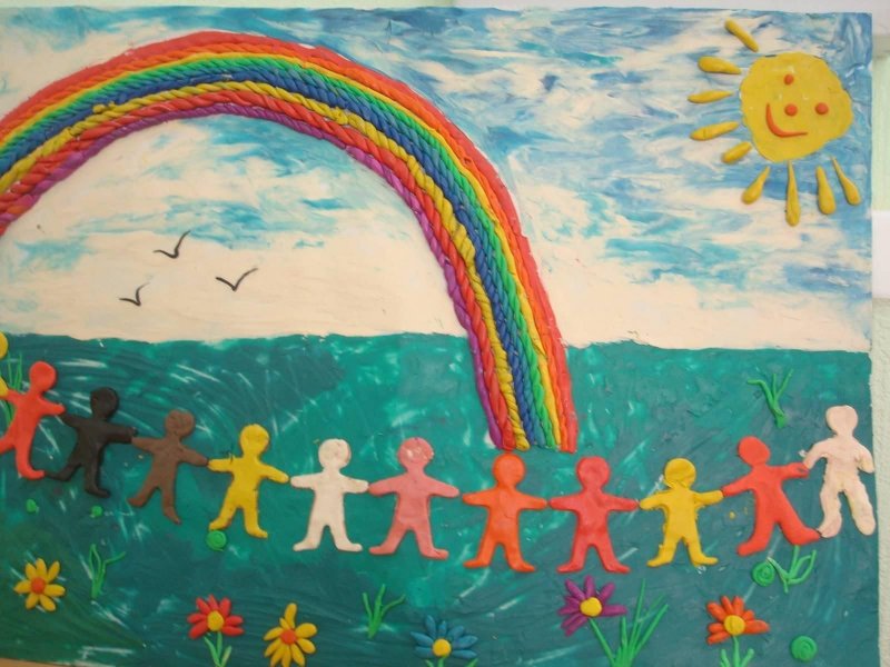Рисунок ко Дню защиты детей в садик