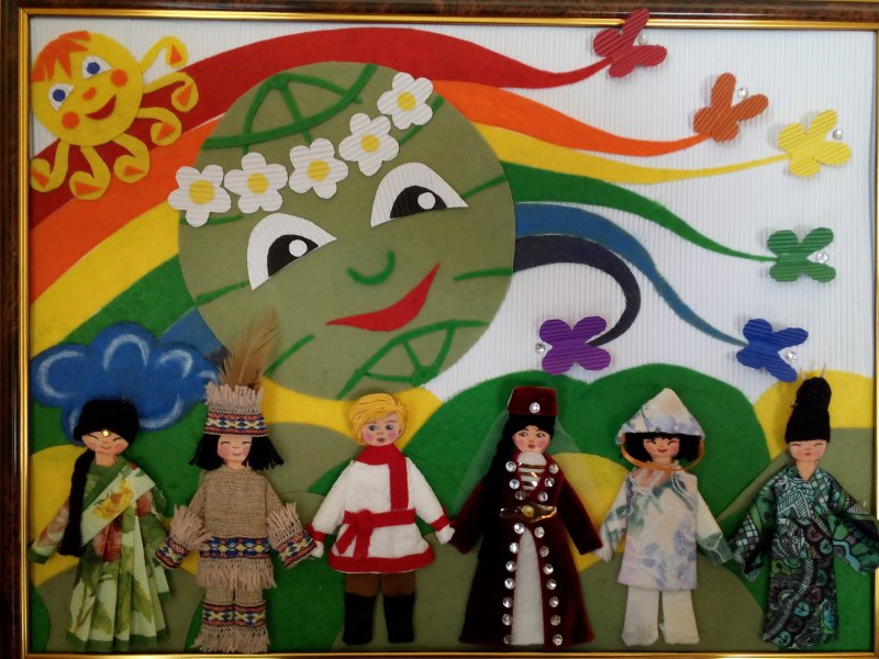 Куклы в национальных костюмах народов России
