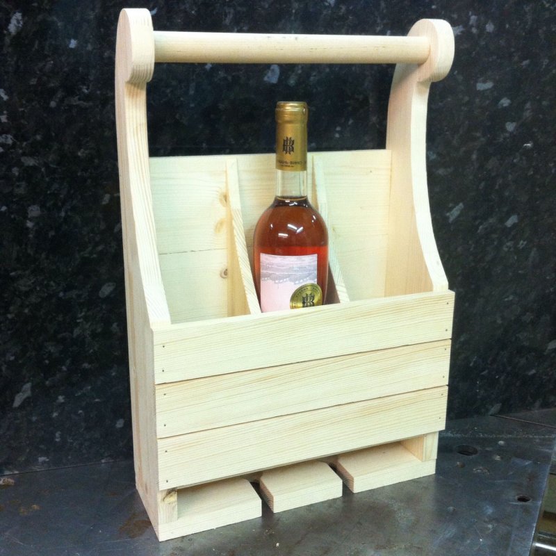Ящик для бутылок деревянный
