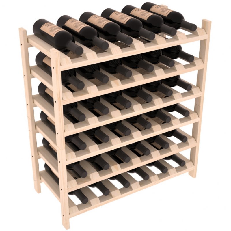 HOMCOM Wooden Wine Rack
