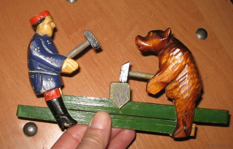 Советские игрушки из дерева
