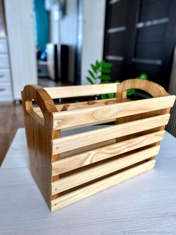 Ящик для овощей деревянный