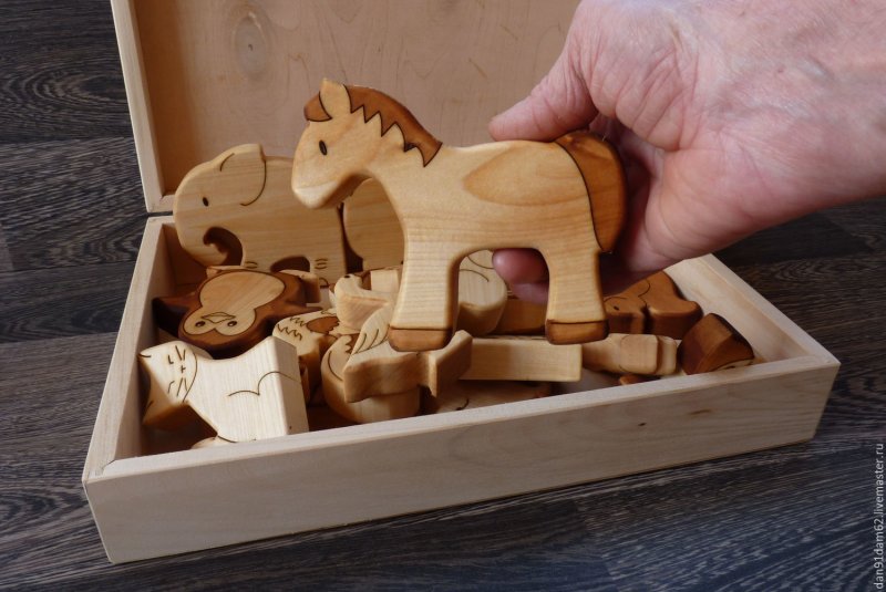 Креативные детские игрушки из дерева