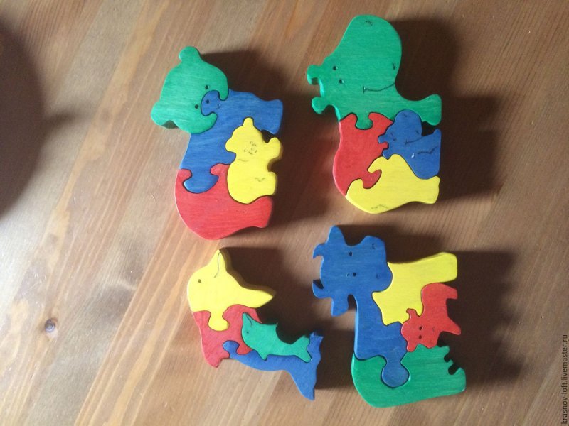 Игрушки для детского сада пазлы