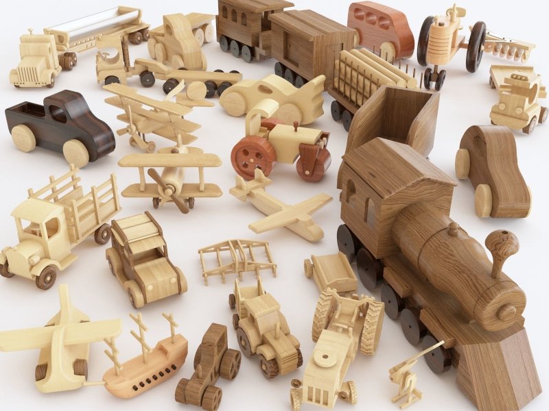 Современные деревянные игрушки