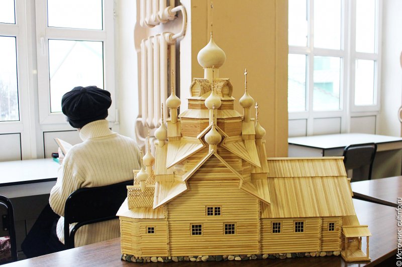 Чагода модели деревянных храмов Валентин Поклад
