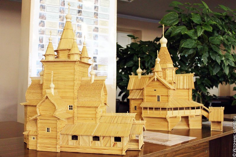 Поклад Валентин Петрович модели деревянных церквей