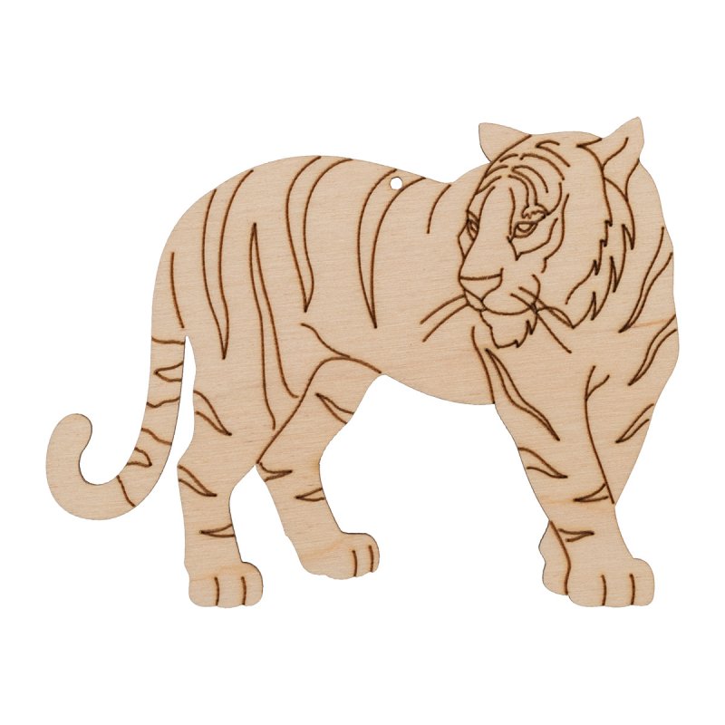 Тигр из фанеры лобзиком