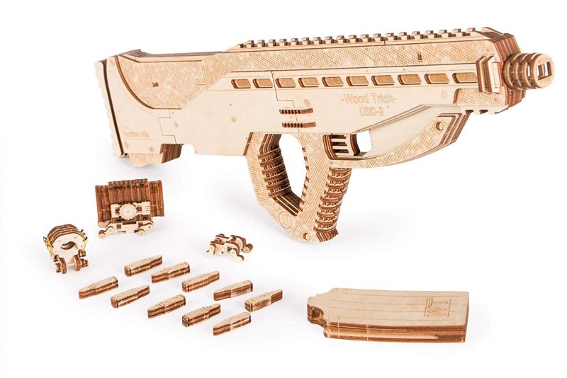 Сборная модель Wood Trick штурмовая винтовка USG-2