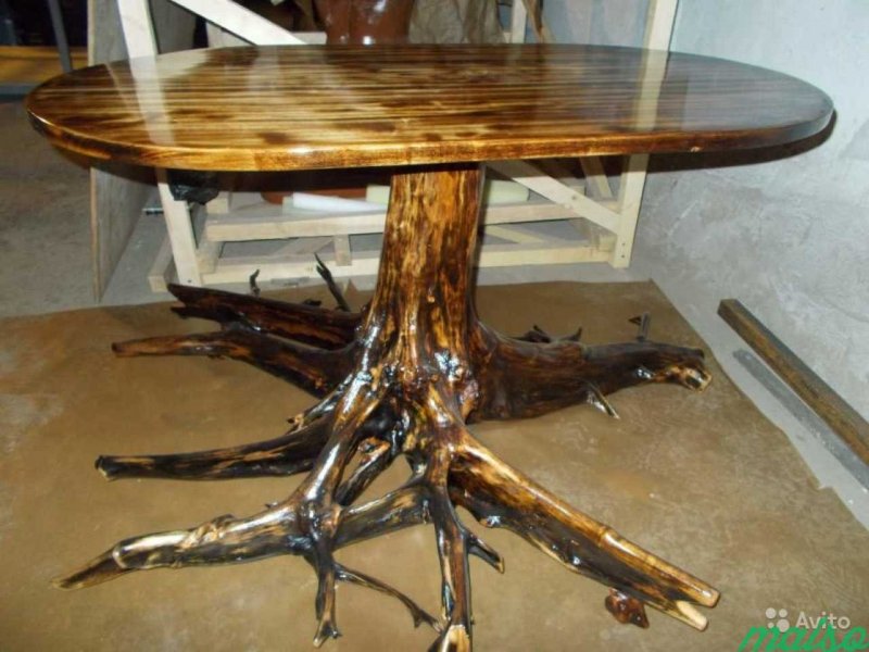 Декоративная мебель из дерева