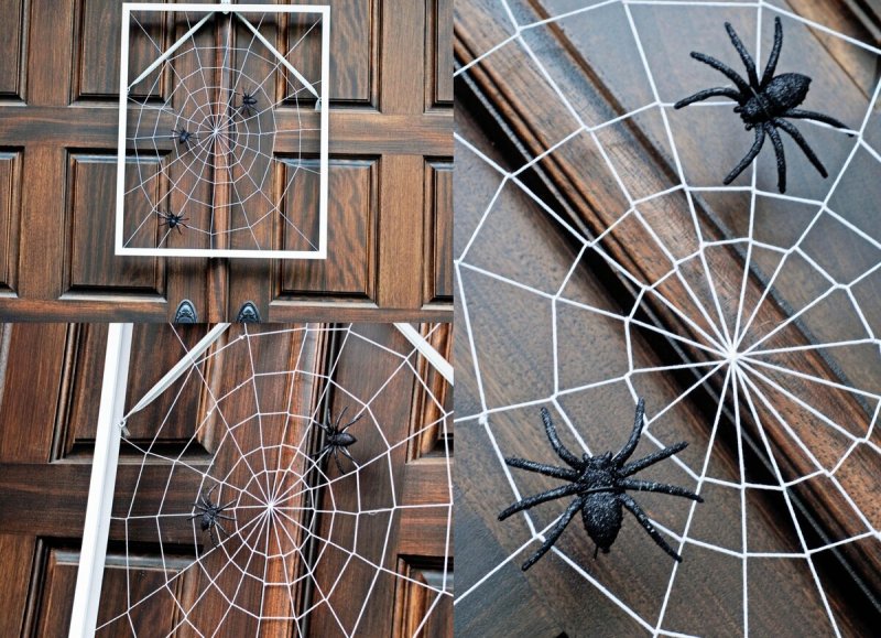 Деревянный паук сувенир