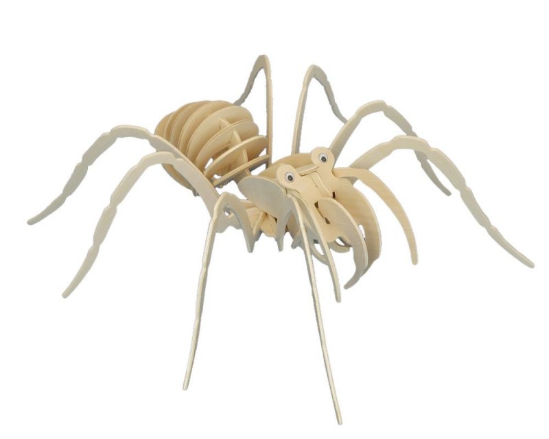 Деревянный конструктор паук