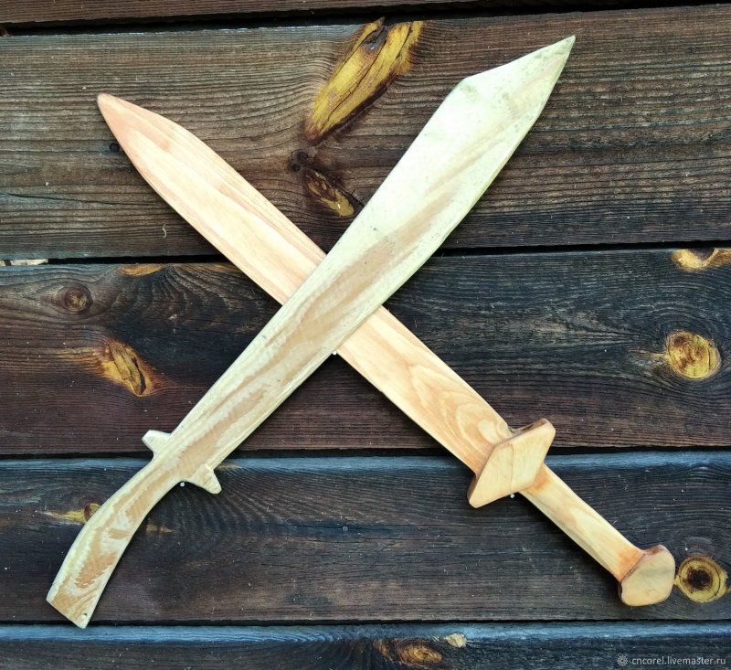 Крутой деревянный меч
