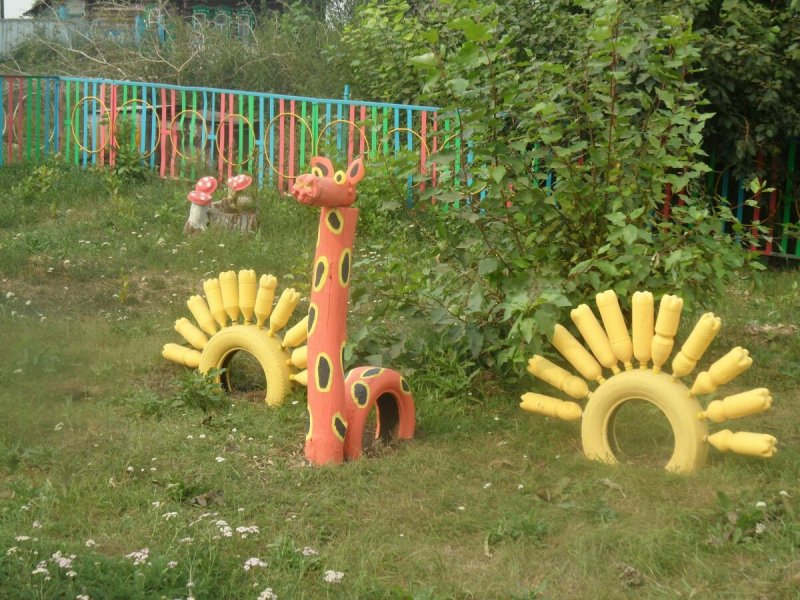 Уличные игрушки для детского сада на участок
