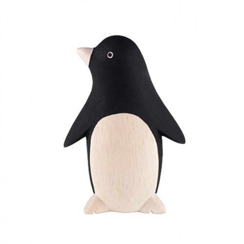 Пингвин деревянный раскрашенный