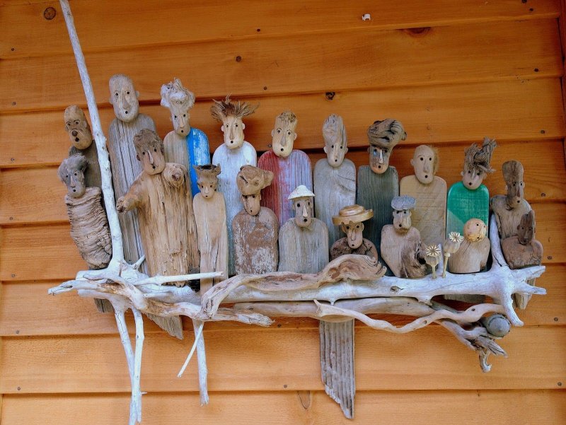 Человечек из дерева лобзиком