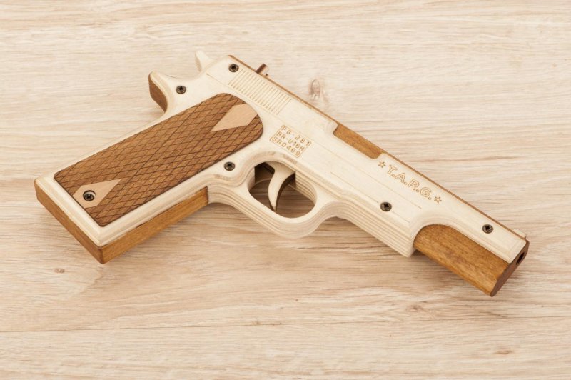 Механический 3d-пазл из дерева Wood Trick набор пистолетов