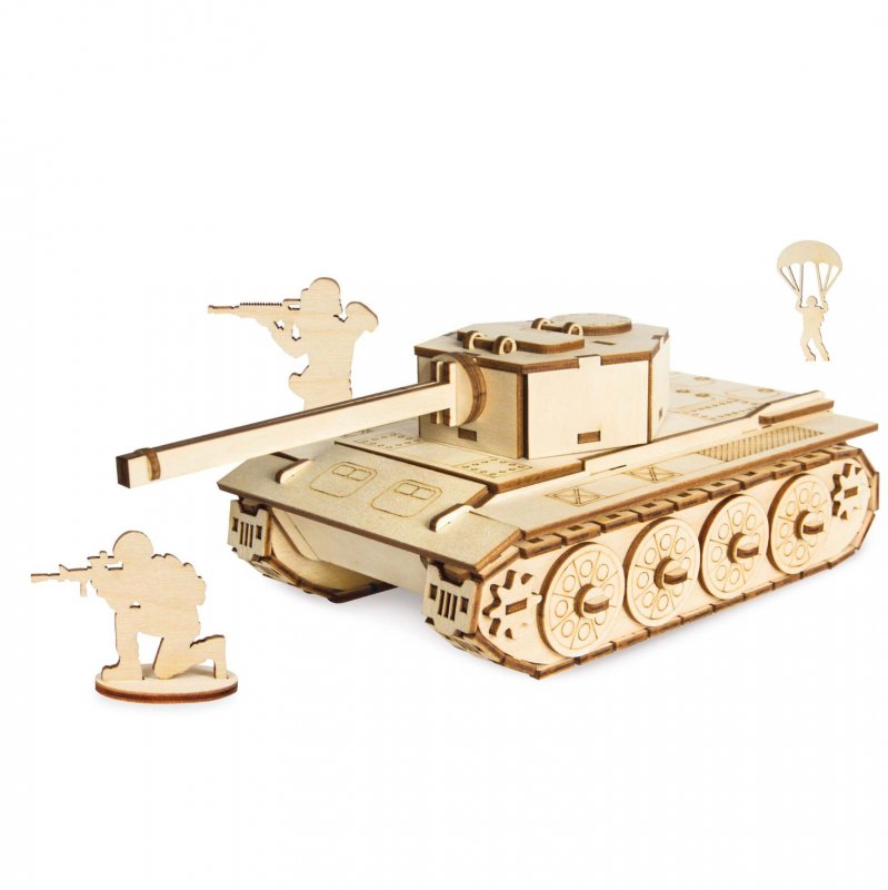Деревянный конструктор танк т-34