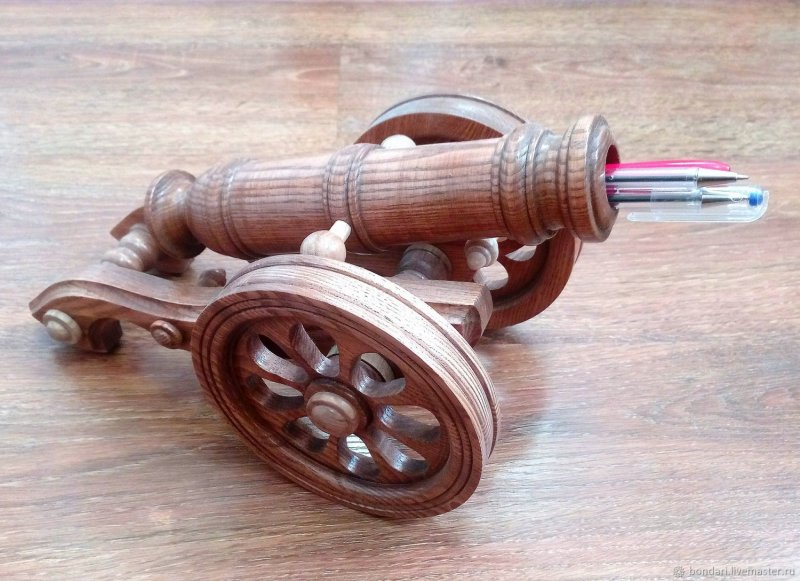 Пушка деревянная декоративная