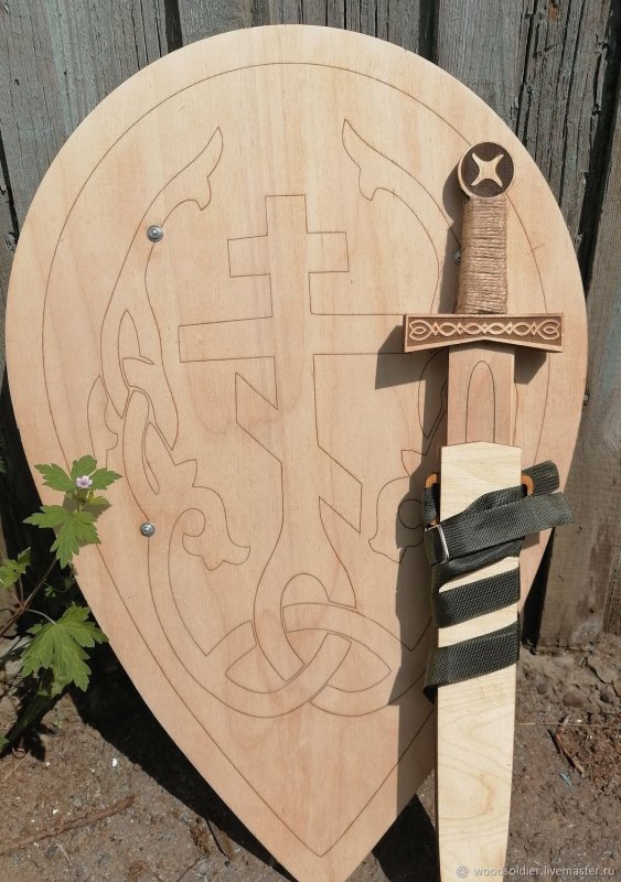 Деревянный щит для детей