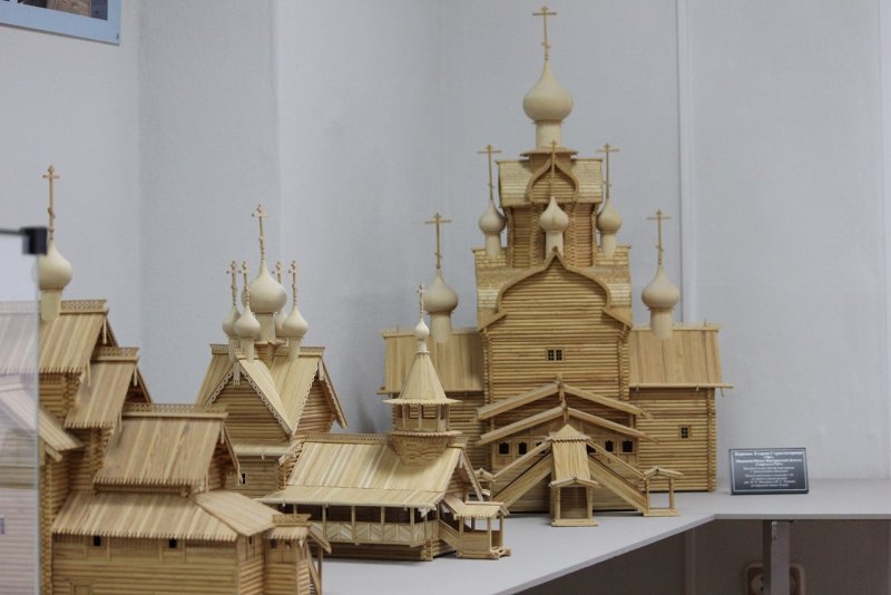 Чагода модели деревянных храмов Валентин Поклад