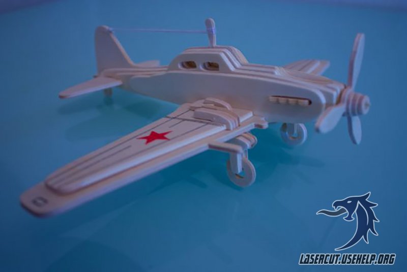 Ил-2 Штурмовик деревянная модель