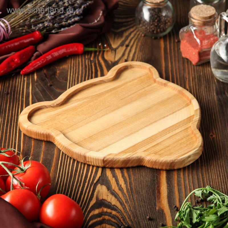 Стильная деревянная посуда