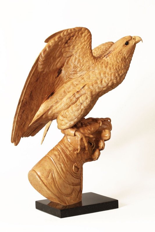 Скульптор деревянная скульптура Алма-Ата