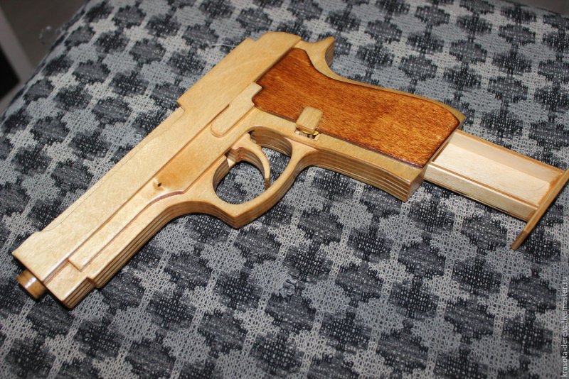 Штурмовая винтовка l22a1 сборная деревянная модель