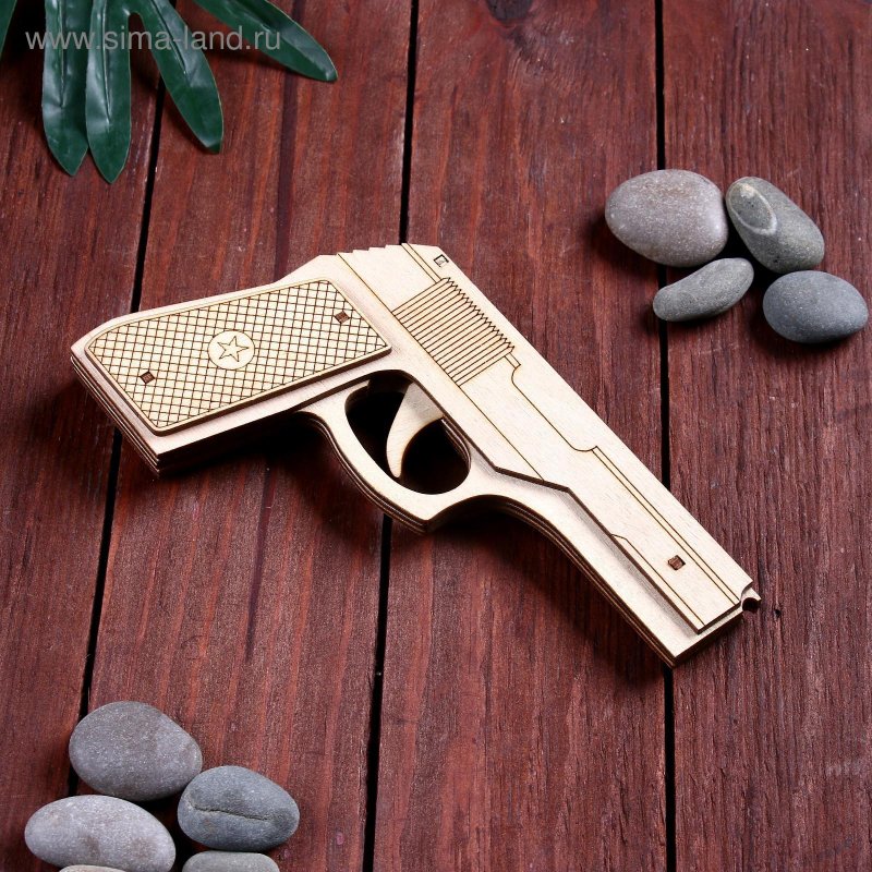 Пистолет- резинкострел арт.8081
