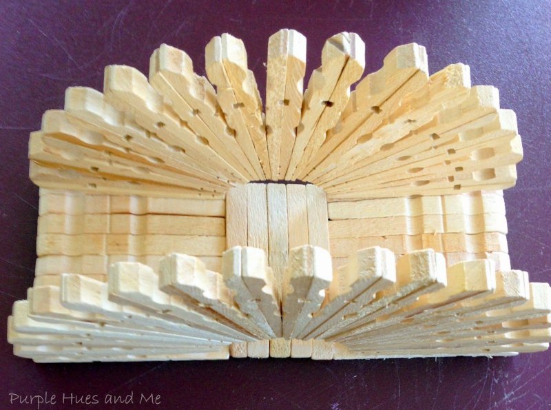 Поделка из деревянных шпажек для детей