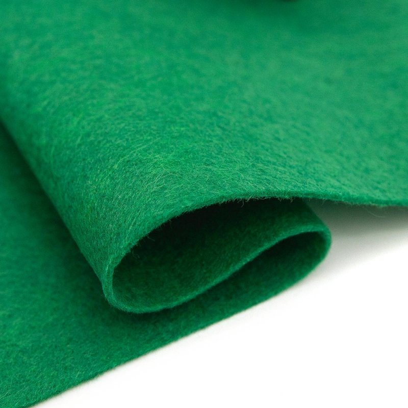 Фетр листовой клеевой Астра, 1,0мм, 180 гр, 20х30см, 10 шт/упак (YF 664 зеленый)